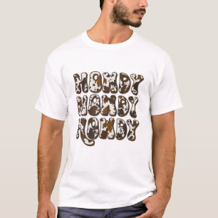 Vintage Howdy Rodeo Western Country Southern Cowgi T-Shirt