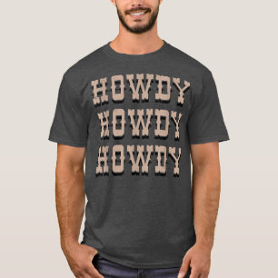 Vintage Howdy Rodeo Western Country Southern Cowgi T-Shirt
