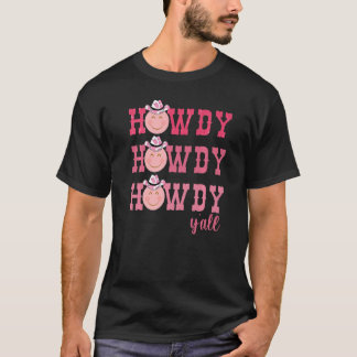 Vintage Howdy Y'all Rodeo Western Country Southern T-Shirt