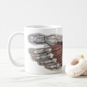 Vintage Human Anatomy Footprint Podiatry Foot Coffee Mug