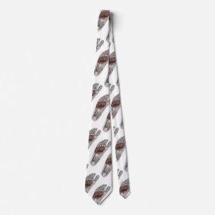 Vintage Human Anatomy Footprint Podiatry Foot Tie