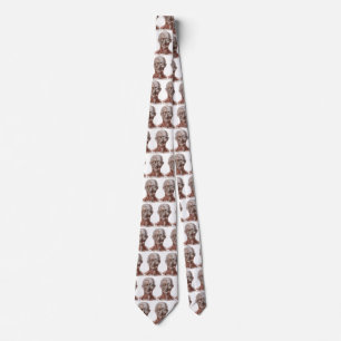 Vintage Human Anatomy Science, Head Throat Nose Tie