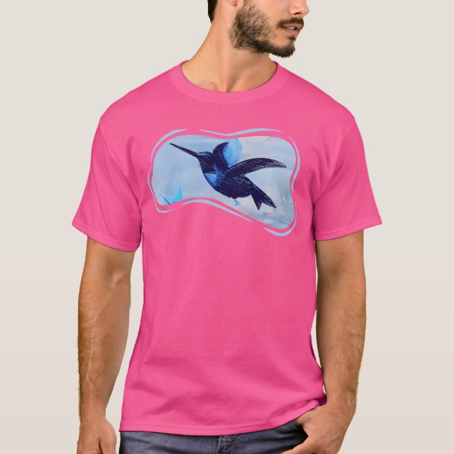 Vintage hummingbird family T-Shirt (Front)