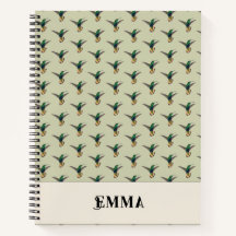 Vintage Hummingbird Personalised 