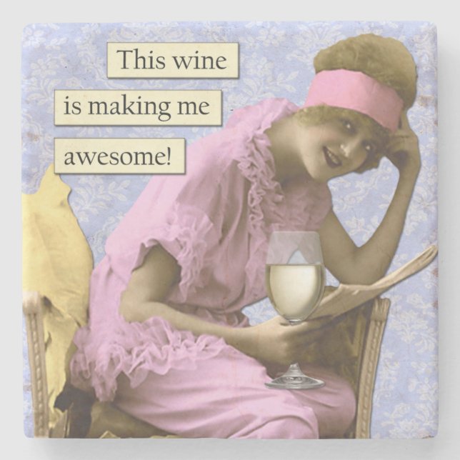 Vintage Humor Coaster (Front)