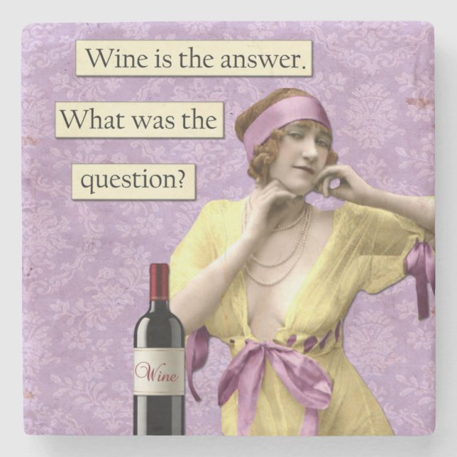 Vintage Humour Coaster (Front)