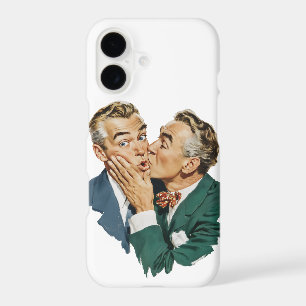 Vintage Humour Surprise Kiss Scene