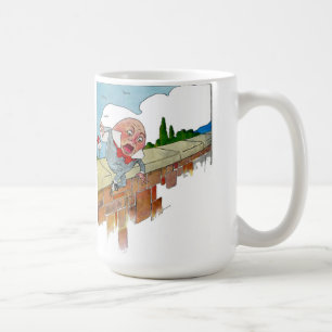 Vintage Humpty Dumpty Nursery Rhyme Illustration Coffee Mug