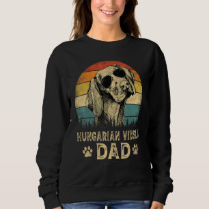 Vintage Hungarian Vizsla Dad Dog  Father s Day Tee
