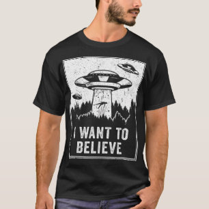 Vintage Hunter I Want To Believe Retro T-Shirt