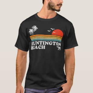 Vintage Huntington Beach California Retro Surfing T-Shirt