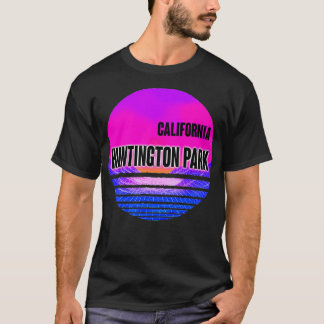 Vintage Huntington Park  Vaporwave California  T-Shirt