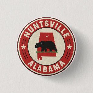 Vintage Huntsville, Alabama gifts 3 Cm Round Badge