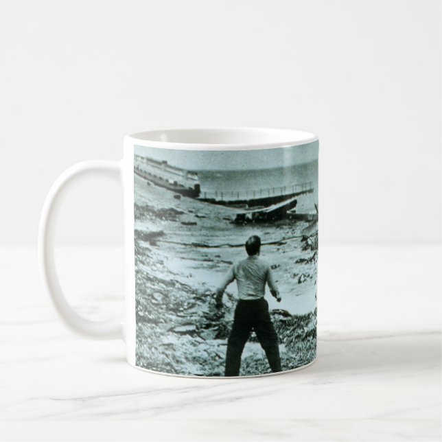 Vintage Hurricane Wave Coffee Mug (Left)