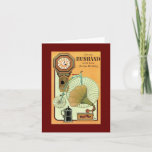 Vintage Husband Birthday Card<br><div class="desc">Pretty vintage Birthday card.</div>