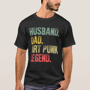 Vintage   Husband Dad Punk Legend Retro T-Shirt