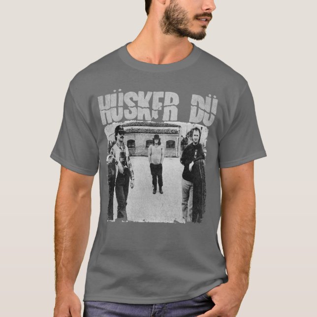 Vintage Husker Du retro T-Shirt (Front)