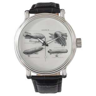 Vintage Hydrogen Blimps Zeppelins Balloons Retro Watch
