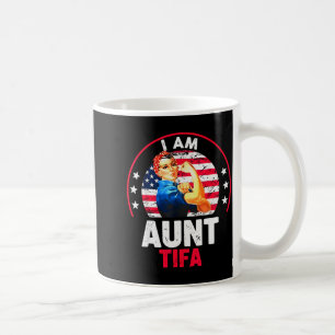 Vintage I Am Aunt Tifa Woman's Girl Aunt Tifa Amer Coffee Mug