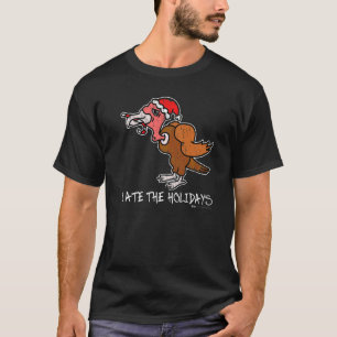 Vintage I Ate The Holidays Turkey anti Christmas T-Shirt