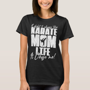 Vintage I Didn't Choose The Karate Mum Life It Cho T-Shirt