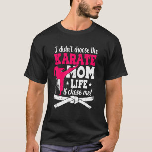 Vintage I Didn't Choose The Karate Mum Life It Cho T-Shirt