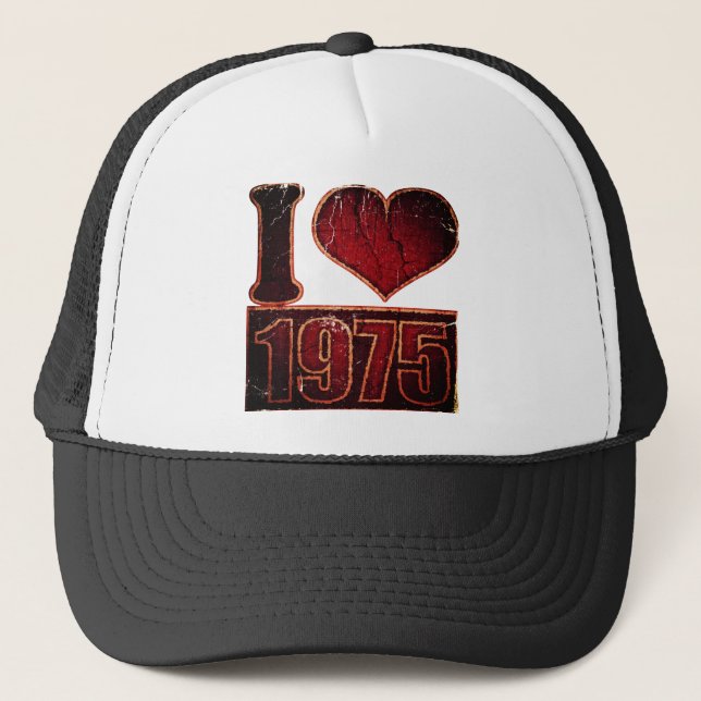 Vintage I heart 1975 Hat (Front)