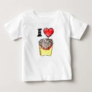 Vintage I Heart French Fries Baby T-Shirt