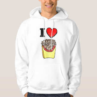 Vintage I Heart French Fries Hoodie