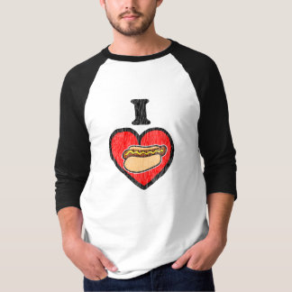 Vintage I Heart Hotdogs T-Shirt