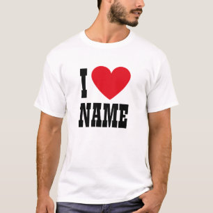Vintage I Heart Name T-Shirt