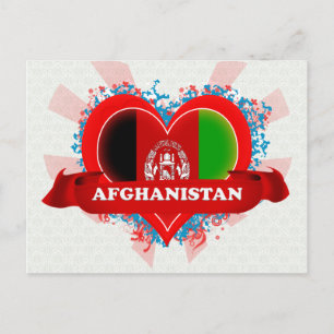 Vintage I Love Afghanistan Postcard