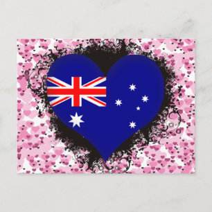Vintage I Love Australia Postcard
