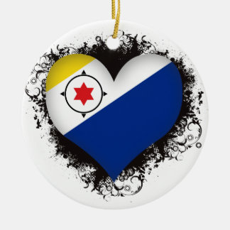 Vintage I Love Bonaire Ceramic Tree Decoration