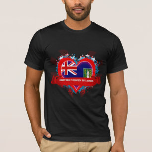 Vintage I Love British Virgin Islands T-Shirt
