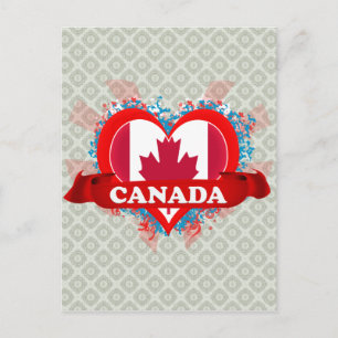 Vintage I Love Canada Postcard