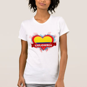 Vintage I Love Colombia T-Shirt