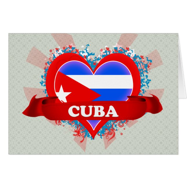 Vintage I Love Cuba (Front Horizontal)