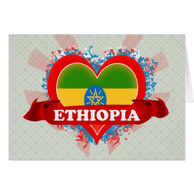 Vintage I Love Ethiopia (Front Horizontal)