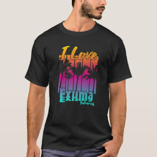 Vintage I Love Exuma Bahamas T-Shirt