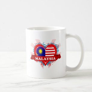 Vintage I Love Malaysia Coffee Mug