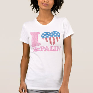 Vintage i Love McPalin, McCAIN PALIN USA  IHeart T-Shirt