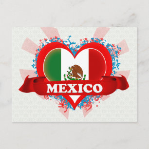 Vintage I Love Mexico Postcard