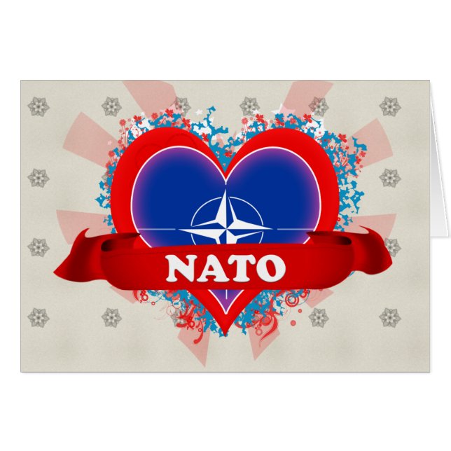 Vintage I Love Nato (Front Horizontal)