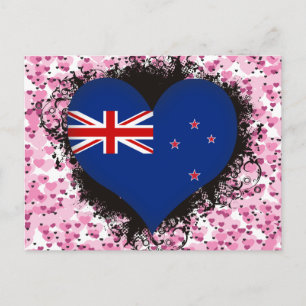 Vintage I Love New Zealand Postcard