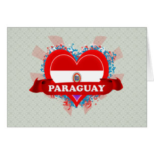 Vintage I Love Paraguay