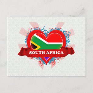 Vintage I Love South Africa Postcard