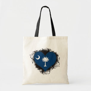 Vintage I Love South Carolina Tote Bag