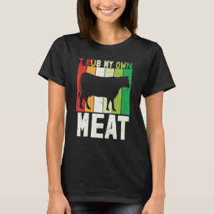 Vintage I Rub My Own Meat Culinary Chef Cook Coo T-Shirt