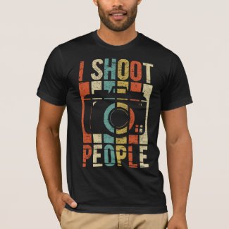 Vintage I Shoot People Photographer T-Shirt